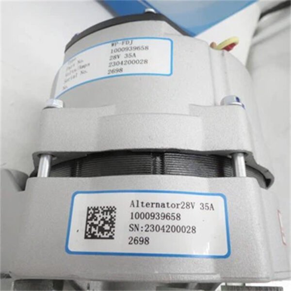 Engine Alternator 1000939658 – 28V 35A for LONGGONG LG936L / LG956L Wheel Loaders | Heavy-Duty Replacement Part - Image 3