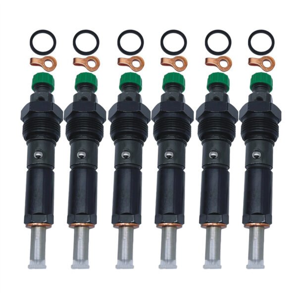 Fuel Injector Set (6PCS) 3802833/3865968 - Fits 1994-1998 Cummins 6BT5.9L Diesel Engine | OEM Quality