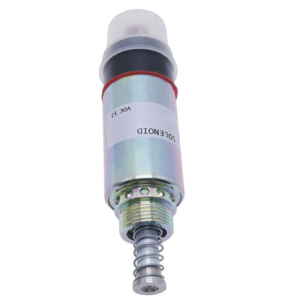 12V Shutoff Solenoid 155-4651 8C-3664 – Compatible with Caterpillar CAT Loader 446B, 446D | Engine Fuel Shut-Off Stop Solenoid Replacement